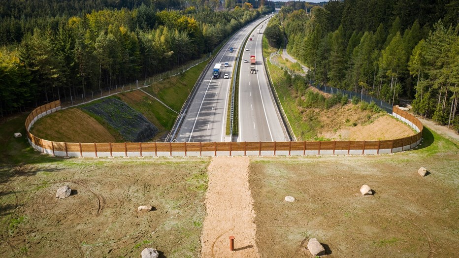Ecoduct on D1 highway, section 12 Ecoduct on D1 highway, section 12